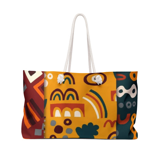 Africa Pattern Stylish Women Weekender Bag
