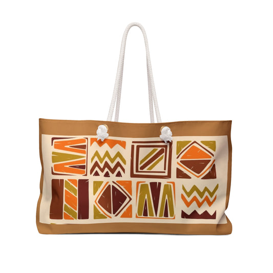 Africa Pattern Stylish Women Weekender Bag