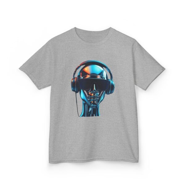 Sci fi Music Gaming Gamer  T-Shirt - Heavy Cotton Tee for Playful Youth - Image 7