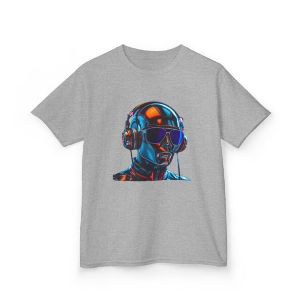 Sci fi Music Gaming Gamer  T-Shirt - Heavy Cotton Tee for Playful Youth - Image 7