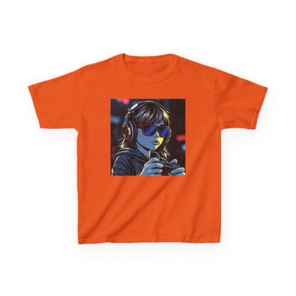 Music Gaming Gamer  T-Shirt - Heavy Cotton Tee for Playful Youth - Image 9