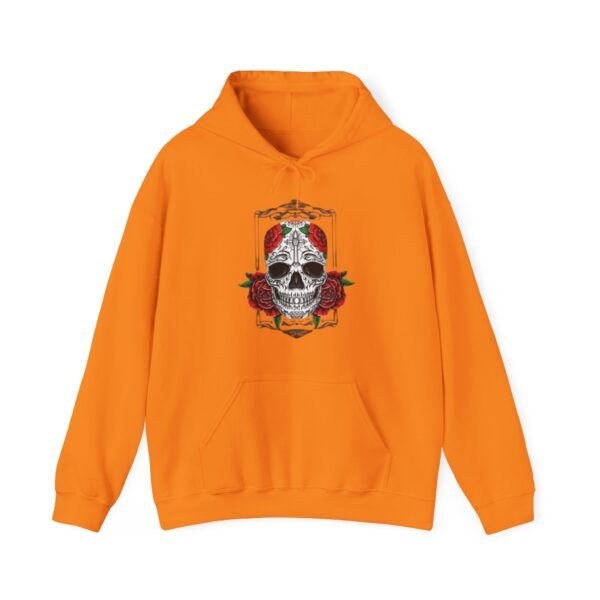 Skull Roses Tattoo Flowers Hoodie, Gothic Sweatshirt, Edgy Pullover, Dark Floral - Image 29