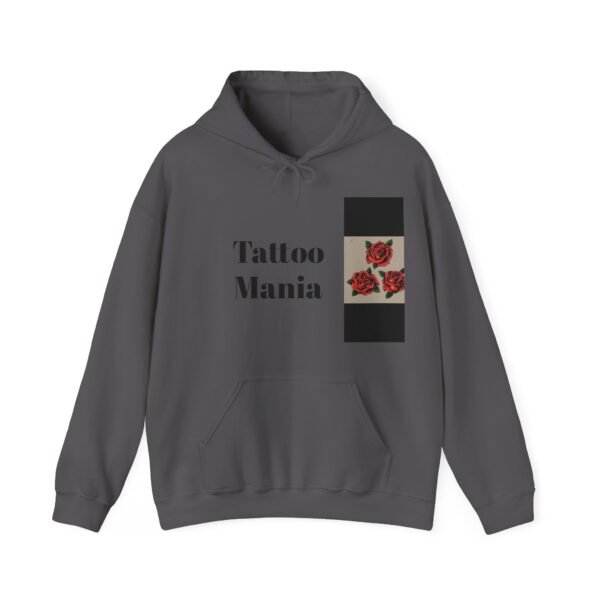 Skull Roses Tattoo Flowers Hoodie, Gothic Sweatshirt, Edgy Pullover, Dark Floral - Image 45