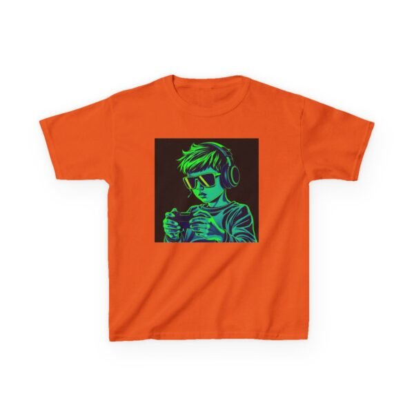 Music Gaming Gamer  T-Shirt - Heavy Cotton Tee for Playful Youth - Image 9