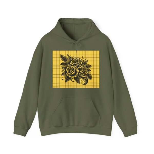Skull Roses Tattoo Flowers Hoodie, Gothic Sweatshirt, Edgy Pullover, Dark Floral - Image 37