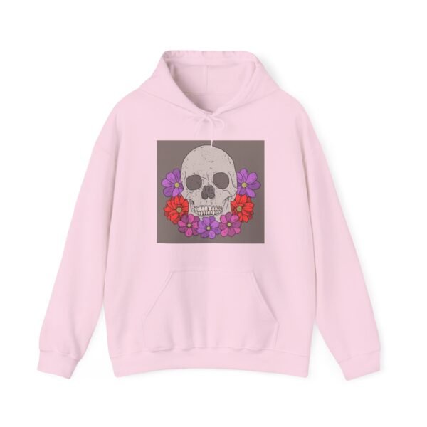 Skull Roses Tattoo Flowers Hoodie, Gothic Sweatshirt, Edgy Pullover, Dark Floral - Image 57