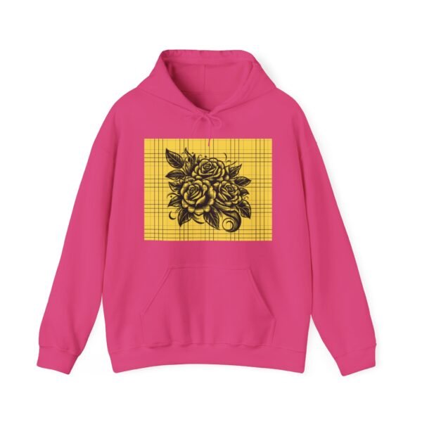 Skull Roses Tattoo Flowers Hoodie, Gothic Sweatshirt, Edgy Pullover, Dark Floral - Image 61