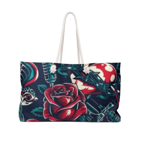 Swallows And Roses Weekender Bag