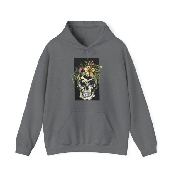 Skull Roses Tattoo Flowers Hoodie, Gothic Sweatshirt, Edgy Pullover, Dark Floral - Image 41