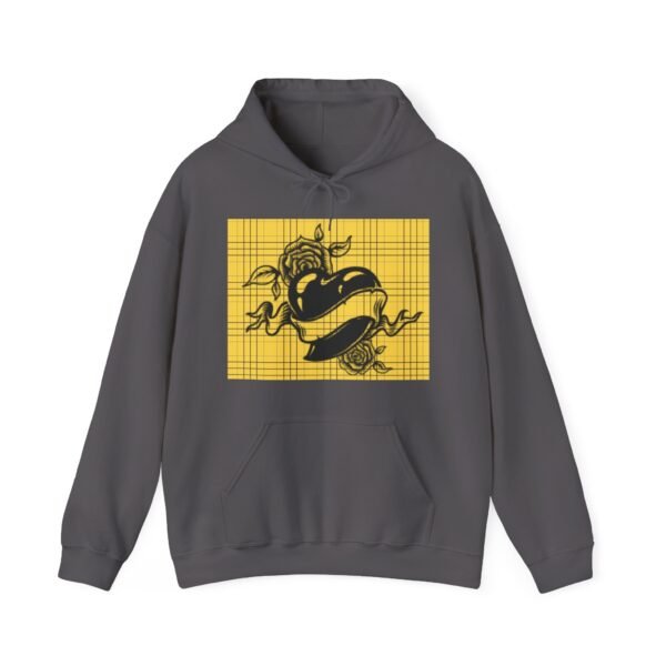 Skull Roses Tattoo Flowers Hoodie, Gothic Sweatshirt, Edgy Pullover, Dark Floral - Image 45