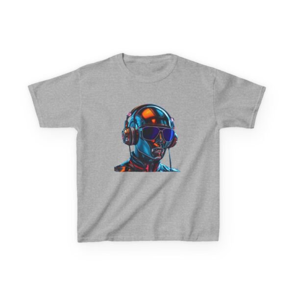 Sci fi Music Gaming Gamer  T-Shirt - Heavy Cotton Tee for Playful Youth - Image 5