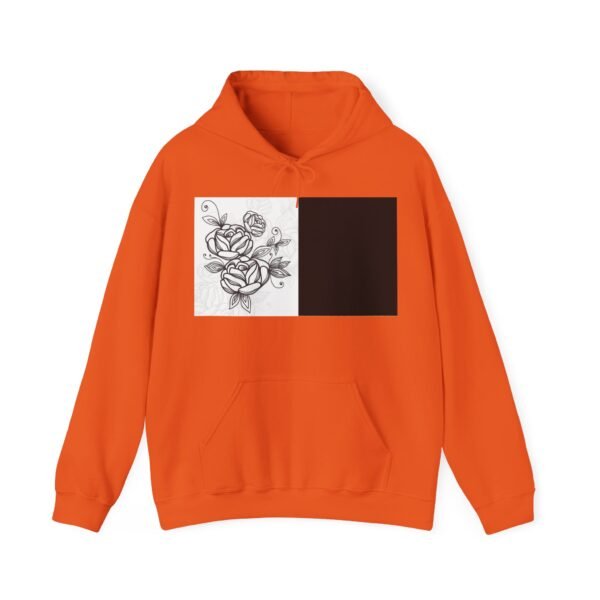 Skull Roses Tattoo Flowers Hoodie, Gothic Sweatshirt, Edgy Pullover, Dark Floral - Image 25