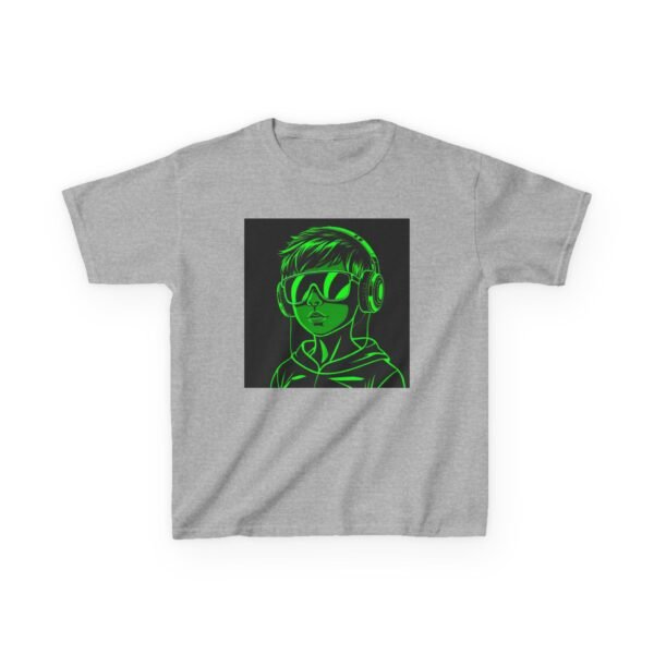 Music Gaming Gamer  T-Shirt - Heavy Cotton Tee for Playful Youth - Image 5