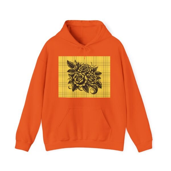 Skull Roses Tattoo Flowers Hoodie, Gothic Sweatshirt, Edgy Pullover, Dark Floral - Image 25