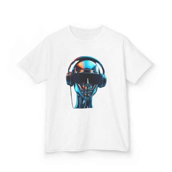 Sci fi Music Gaming Gamer  T-Shirt - Heavy Cotton Tee for Playful Youth - Image 3