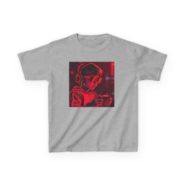 Music Gaming Gamer  T-Shirt - Heavy Cotton Tee for Playful Youth - Image 5