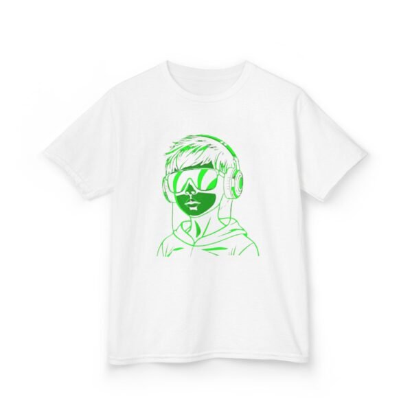 Music Gaming Gamer  T-Shirt - Heavy Cotton Tee for Playful Youth - Image 3