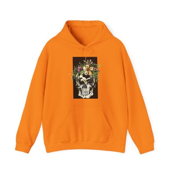 Skull Roses Tattoo Flowers Hoodie, Gothic Sweatshirt, Edgy Pullover, Dark Floral - Image 29