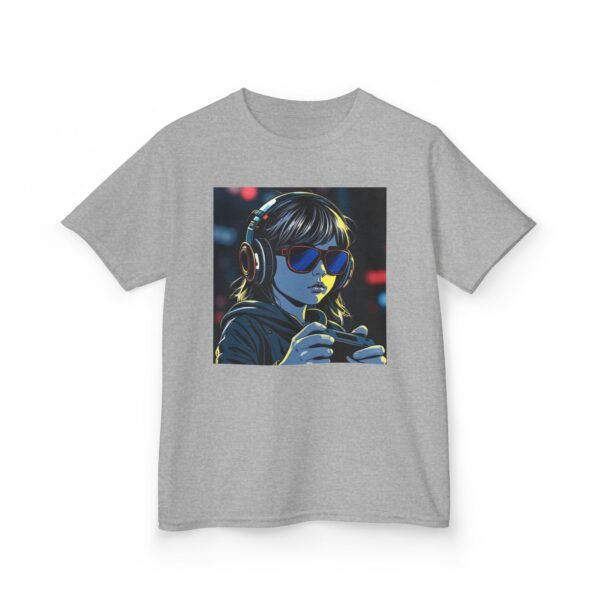Music Gaming Gamer  T-Shirt - Heavy Cotton Tee for Playful Youth - Image 7