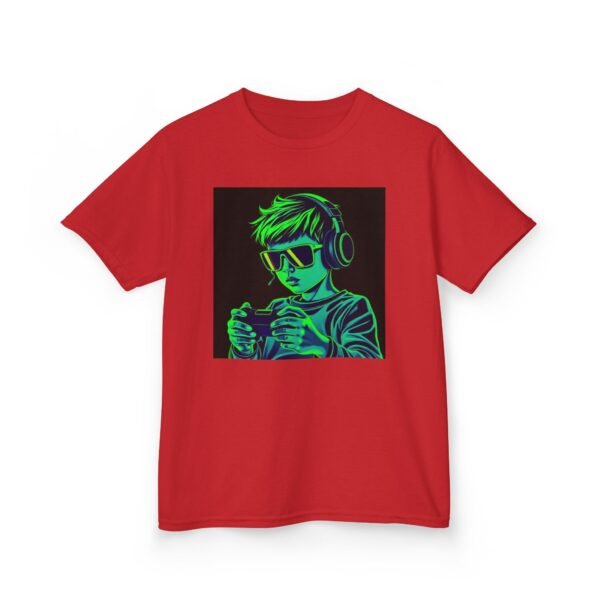 Music Gaming Gamer  T-Shirt - Heavy Cotton Tee for Playful Youth - Image 75
