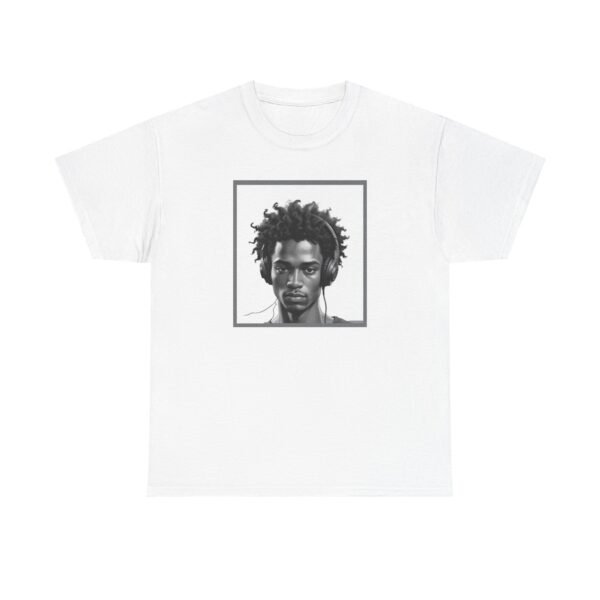 Music Unisex Heavy Cotton Tee - Vibrant Leaf Design