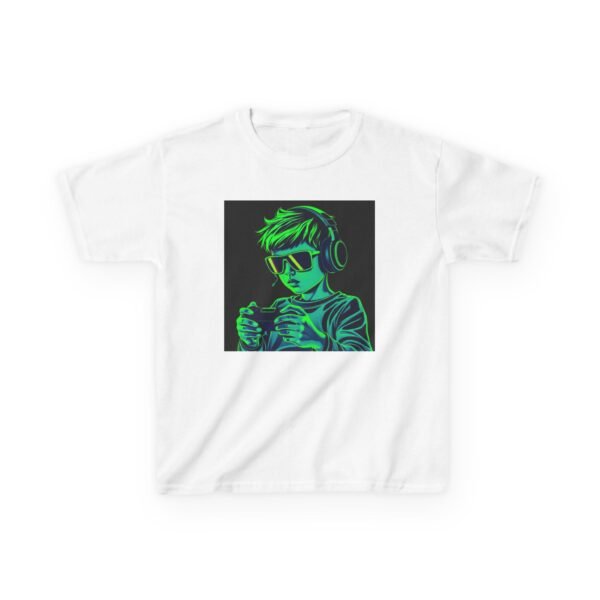 Music Gaming Gamer  T-Shirt - Heavy Cotton Tee for Playful Youth