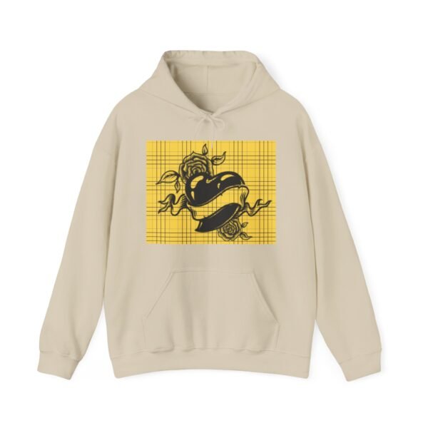 Skull Roses Tattoo Flowers Hoodie, Gothic Sweatshirt, Edgy Pullover, Dark Floral - Image 13