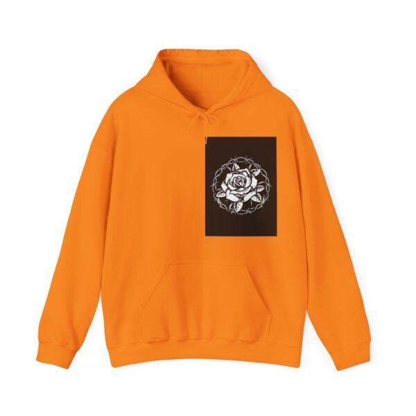 Skull Roses Tattoo Flowers Hoodie, Gothic Sweatshirt, Edgy Pullover, Dark Floral - Image 29