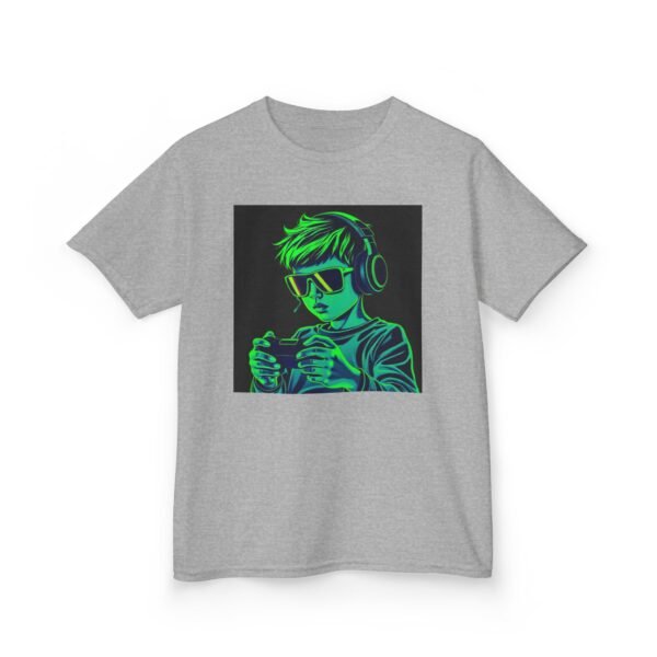 Music Gaming Gamer  T-Shirt - Heavy Cotton Tee for Playful Youth - Image 7