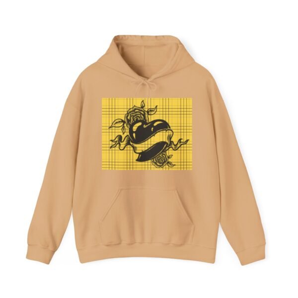 Skull Roses Tattoo Flowers Hoodie, Gothic Sweatshirt, Edgy Pullover, Dark Floral - Image 21