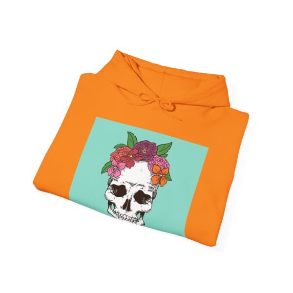 Skull Roses Tattoo Flowers Hoodie, Gothic Sweatshirt, Edgy Pullover, Dark Floral - Image 32