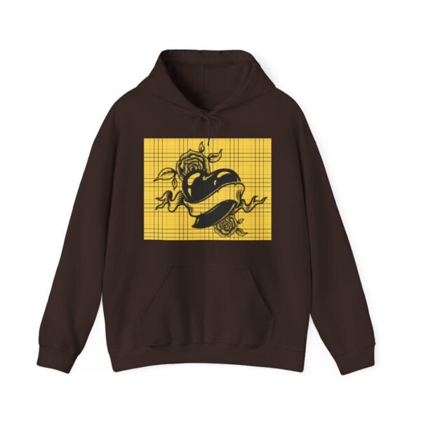 Skull Roses Tattoo Flowers Hoodie, Gothic Sweatshirt, Edgy Pullover, Dark Floral - Image 33