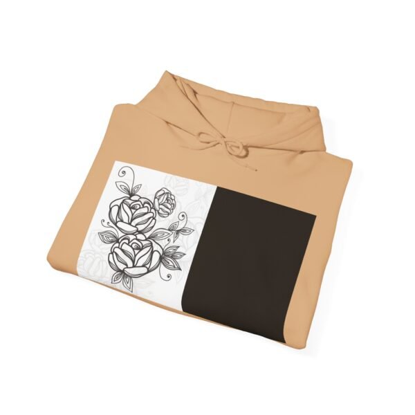 Skull Roses Tattoo Flowers Hoodie, Gothic Sweatshirt, Edgy Pullover, Dark Floral - Image 24