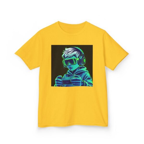 Music Gaming Gamer  T-Shirt - Heavy Cotton Tee for Playful Youth - Image 15
