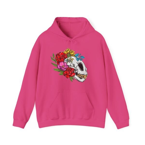Skull Roses Tattoo Flowers Hoodie, Gothic Sweatshirt, Edgy Pullover, Dark Floral - Image 61
