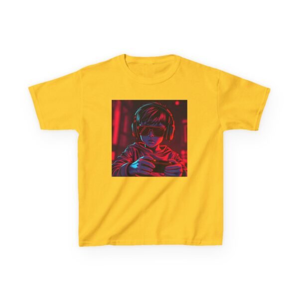 Music Gaming Gamer  T-Shirt - Heavy Cotton Tee for Playful Youth - Image 13