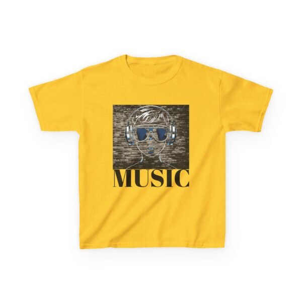 Music Gaming Gamer  T-Shirt - Heavy Cotton Tee for Playful Youth - Image 13