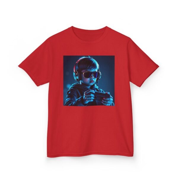 Music Gaming Gamer  T-Shirt - Heavy Cotton Tee for Playful Youth - Image 75