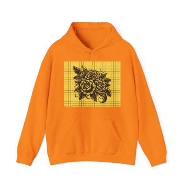 Skull Roses Tattoo Flowers Hoodie, Gothic Sweatshirt, Edgy Pullover, Dark Floral - Image 29