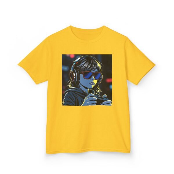 Music Gaming Gamer  T-Shirt - Heavy Cotton Tee for Playful Youth - Image 15