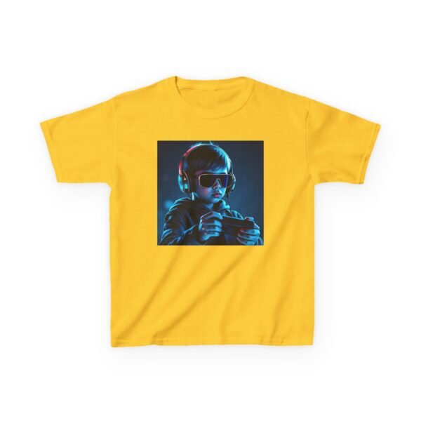 Music Gaming Gamer  T-Shirt - Heavy Cotton Tee for Playful Youth - Image 13