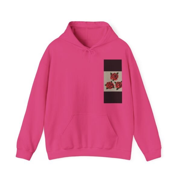 Skull Roses Tattoo Flowers Hoodie, Gothic Sweatshirt, Edgy Pullover, Dark Floral - Image 61