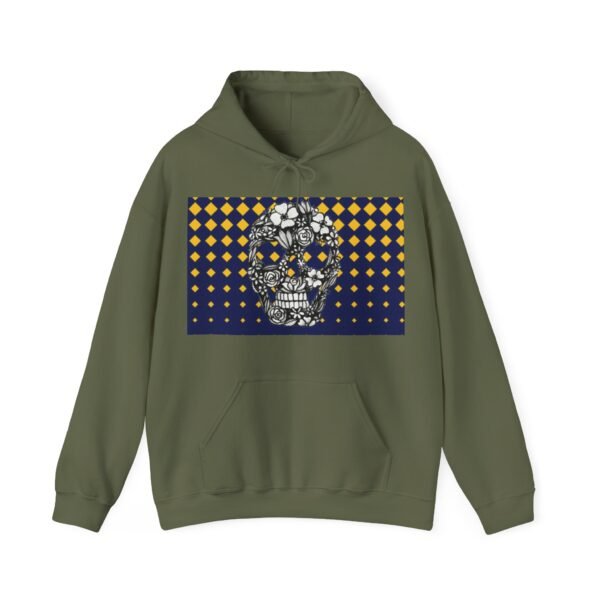 Skull Roses Tattoo Flowers Hoodie, Gothic Sweatshirt, Edgy Pullover, Dark Floral - Image 37
