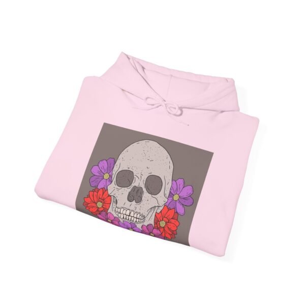 Skull Roses Tattoo Flowers Hoodie, Gothic Sweatshirt, Edgy Pullover, Dark Floral - Image 60