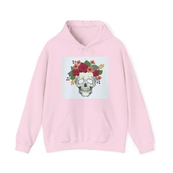 Skull Roses Tattoo Flowers Hoodie, Gothic Sweatshirt, Edgy Pullover, Dark Floral - Image 57