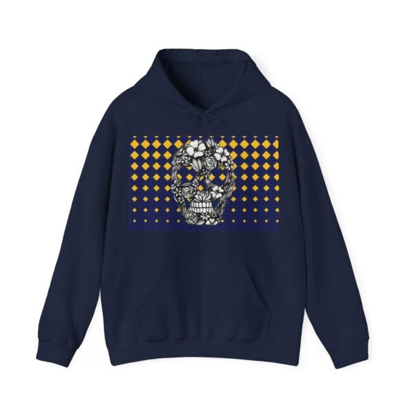 Skull Roses Tattoo Flowers Hoodie, Gothic Sweatshirt, Edgy Pullover, Dark Floral - Image 53