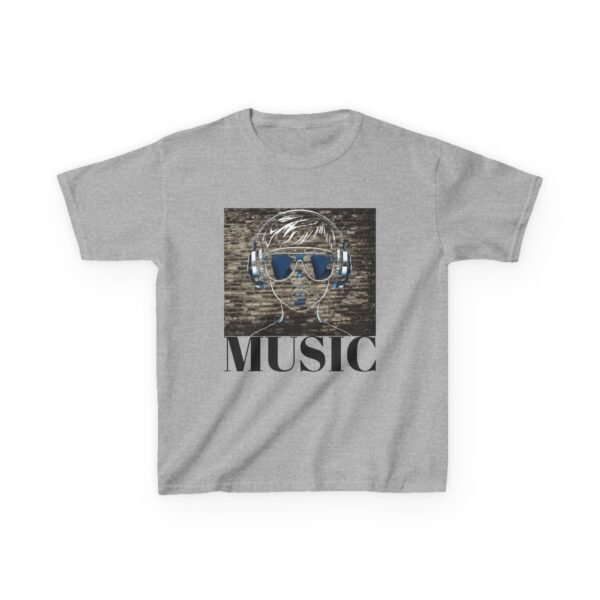 Music Gaming Gamer  T-Shirt - Heavy Cotton Tee for Playful Youth - Image 5