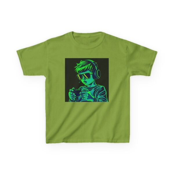 Music Gaming Gamer  T-Shirt - Heavy Cotton Tee for Playful Youth - Image 25