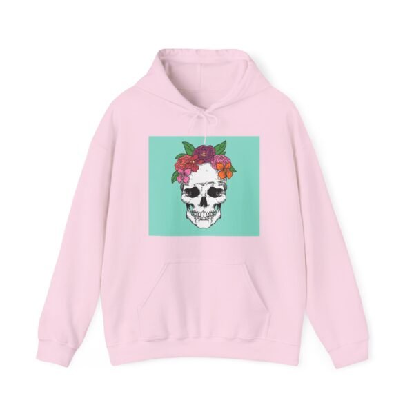 Skull Roses Tattoo Flowers Hoodie, Gothic Sweatshirt, Edgy Pullover, Dark Floral - Image 57
