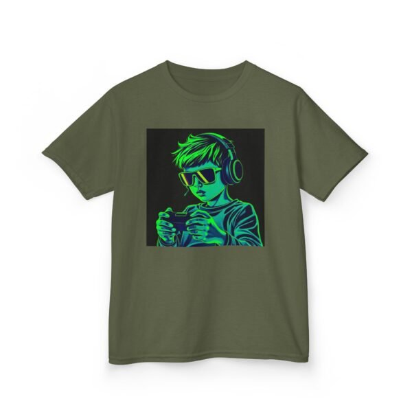 Music Gaming Gamer  T-Shirt - Heavy Cotton Tee for Playful Youth - Image 19